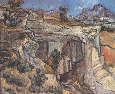 Vincent Van Gogh Entrance to a Quarry near Saint-Remy (nn04) France oil painting art